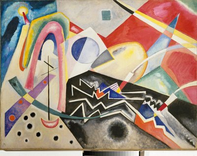 Zig-Zag White, 1922 by Wassily Kandinsky